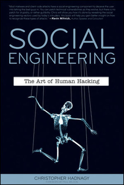 Wiley Social Engineering: The Art of Human Hacking 408pages English software manual