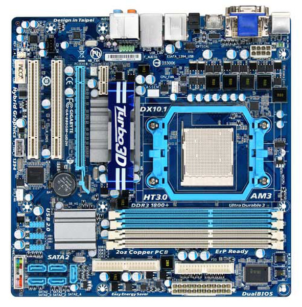 Gigabyte GA-880GM-UD2H материнская плата