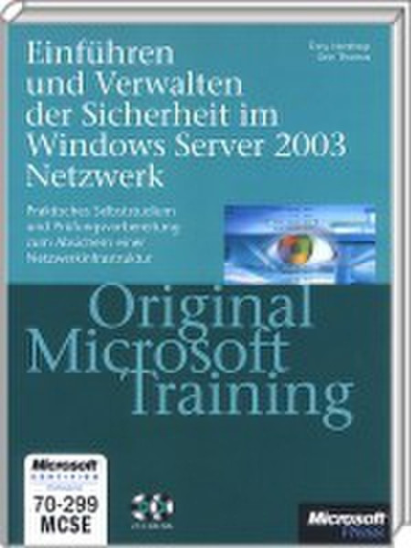 Microsoft Einführen der Sicherheit im Windows Server 2003 Netzwerk 950pages German software manual