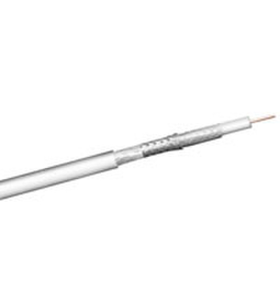 Wentronic 100m Coaxial Cable 100m White