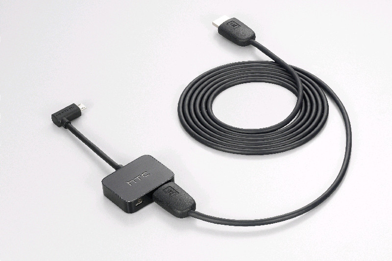 Qtek AC M490 Micro USB 5 pin HDMI Schwarz Handykabel