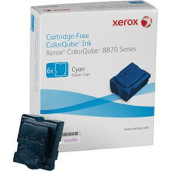 Xerox Colorqube Ink Cyan 17300страниц 6шт чернильный стержень