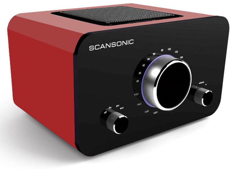 Scansonic R2 Personal Analog Black,Red