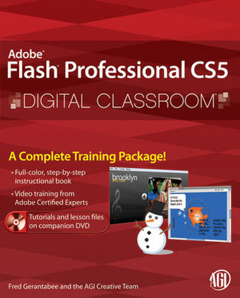 Wiley Flash Professional CS5 Digital Classroom 464pages software manual