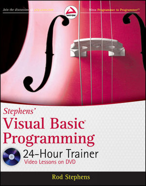 Wiley Stephens' Visual Basic Programming 24-Hour Trainer 504страниц руководство пользователя для ПО