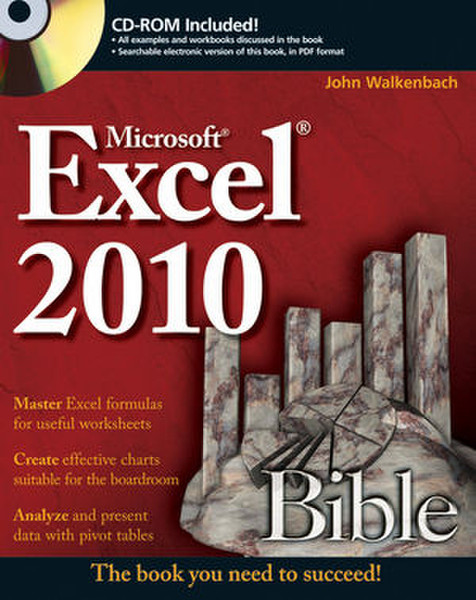 Wiley Excel 2010 Bible 1056pages software manual