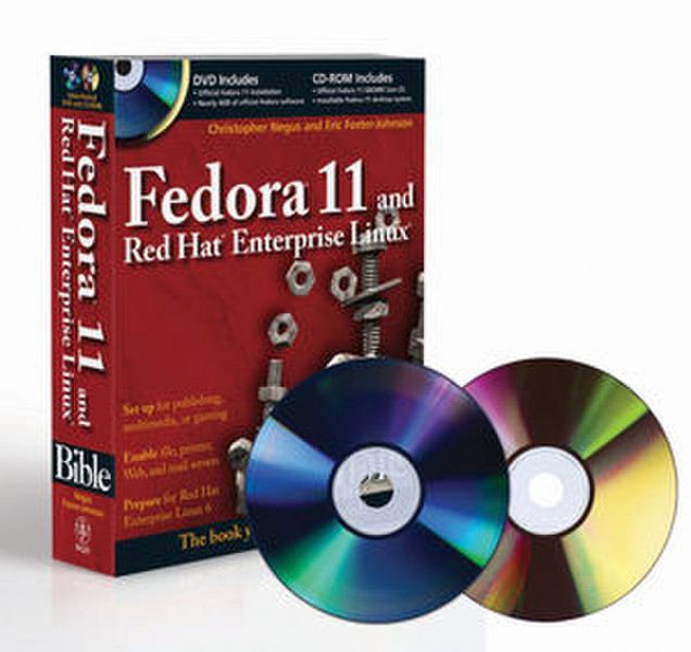 Wiley Fedora 11 and Red Hat Enterprise Linux Bible 1128страниц руководство пользователя для ПО