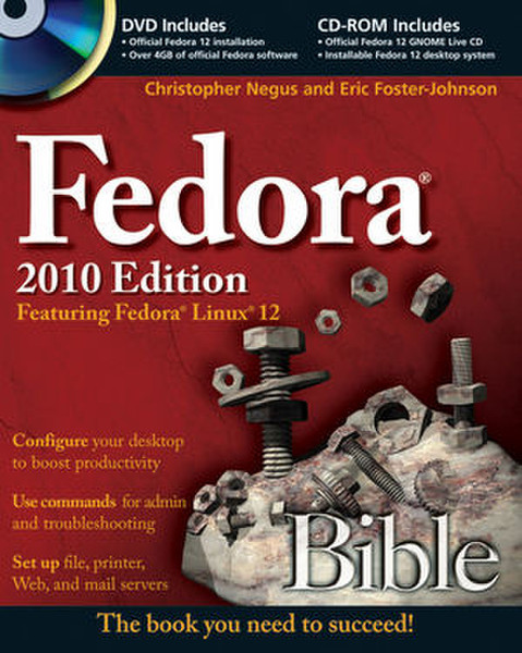 Wiley Fedora Bible 2010 Edition: Featuring Fedora Linux 12 1032страниц руководство пользователя для ПО