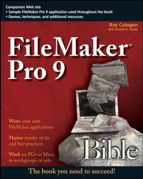 Wiley FileMaker Pro 9 Bible 768pages software manual