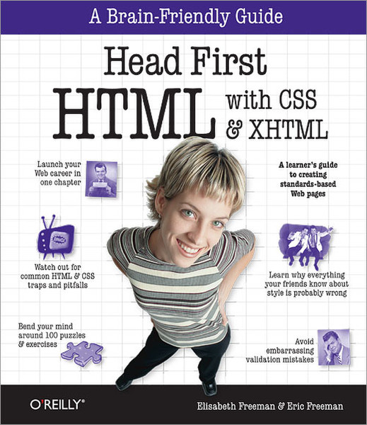 O'Reilly Head First HTML with CSS & XHTML 704страниц руководство пользователя для ПО