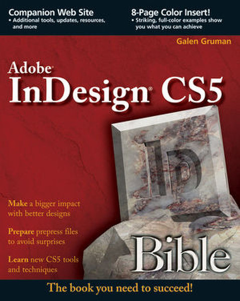 Wiley InDesign CS5 Bible 944pages software manual