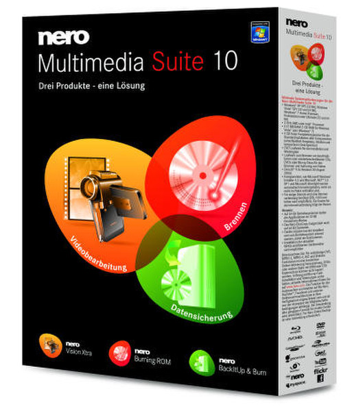 Nero Multimedia Suite 10, ITA, CD