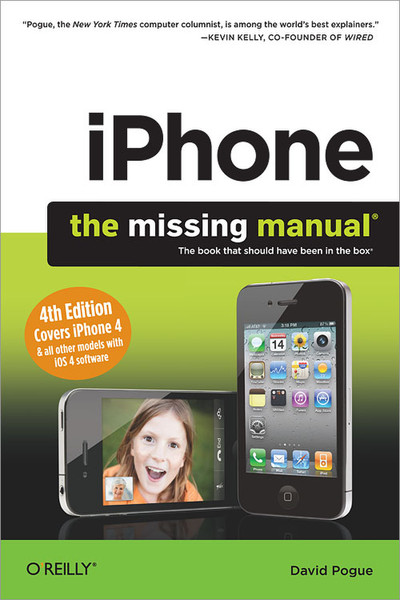 O'Reilly iPhone: The Missing Manual, Fourth Edition 448pages software manual