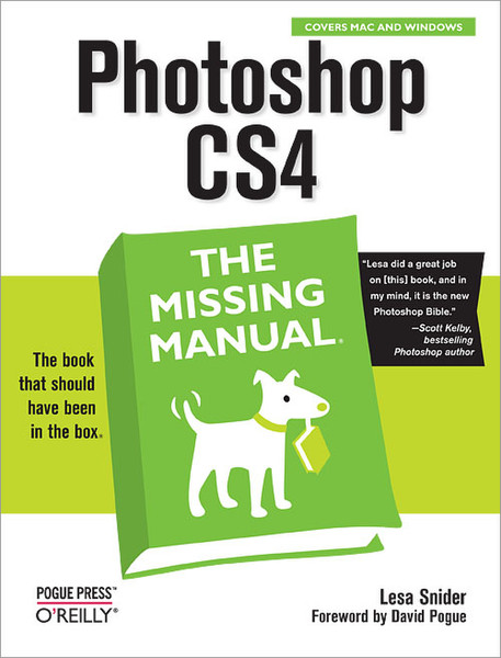 O'Reilly Photoshop CS4: The Missing Manual 800страниц руководство пользователя для ПО