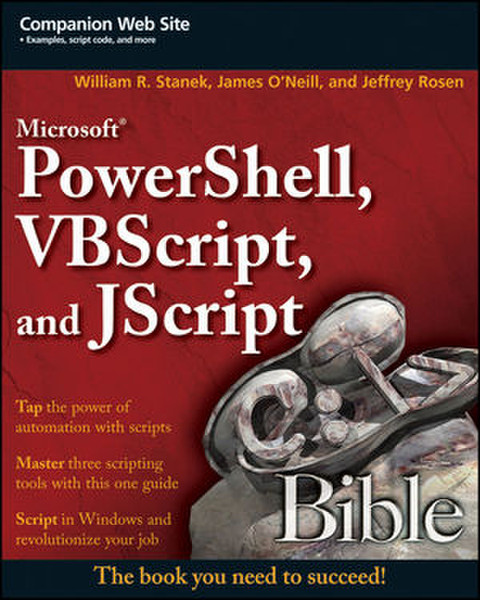 Wiley Microsoft PowerShell, VBScript & JScript Bible 912страниц руководство пользователя для ПО