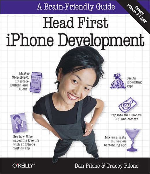 O'Reilly Head First iPhone Development 560страниц руководство пользователя для ПО