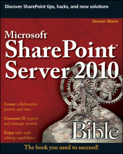 Wiley Microsoft SharePoint Server 2010 Bible 792страниц руководство пользователя для ПО