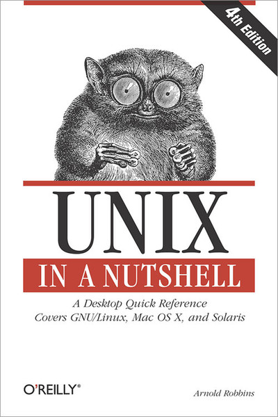 O'Reilly Unix in a Nutshell, Fourth Edition 912страниц руководство пользователя для ПО