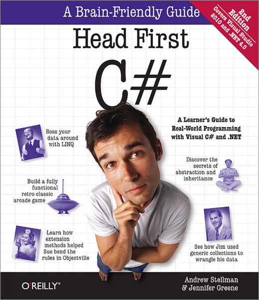 O'Reilly Head First C#, Second Edition 848страниц руководство пользователя для ПО