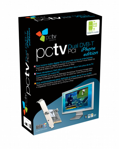 Hauppauge PCTV Dual DVB-T PCI iPhone