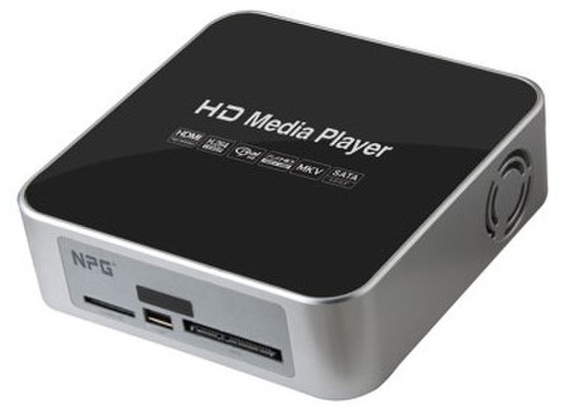 NPG MP700 Schwarz Digitaler Mediaplayer