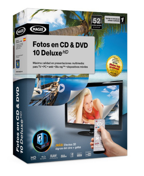 Magix Fotos en CD & DVD 10 Deluxe HD