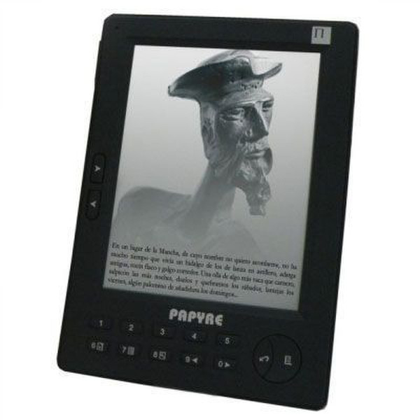 Papyre Básico 5.1 5Zoll 0.34GB Schwarz eBook-Reader
