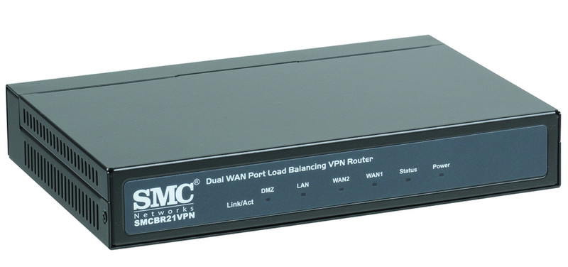 SMC Barricade SMCBR21VPN Ethernet LAN Black wired router