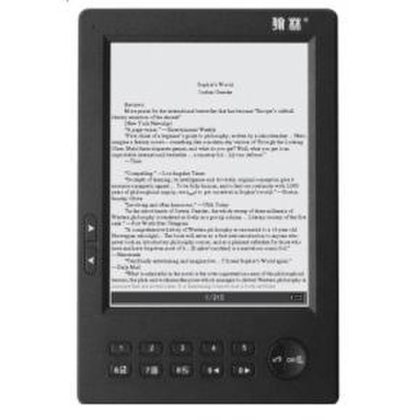 Papyre ebook 6.1 6" 0.450GB Black e-book reader