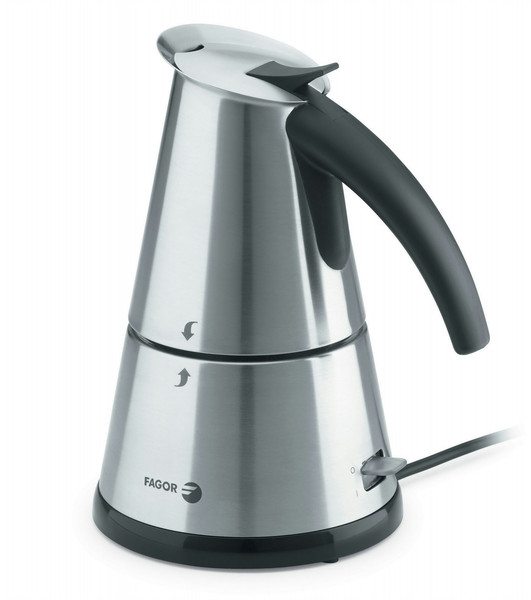 Fagor CEI-600 Electric moka pot 0.3L 6cups Stainless steel