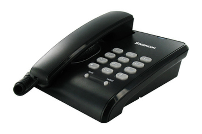 Sagemcom C100 DECT Идентификация абонента (Caller ID) Черный телефон