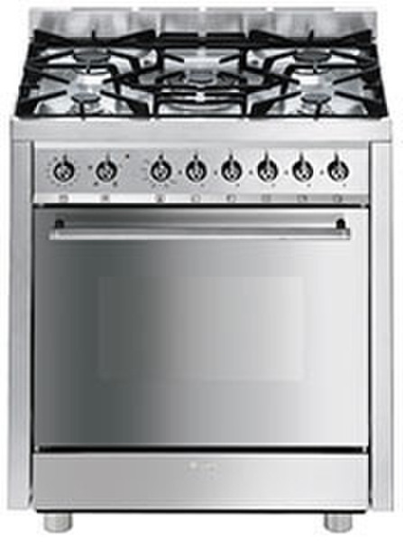 Smeg C7GVXI8 Отдельностоящий Gas hob Нержавеющая сталь кухонная плита