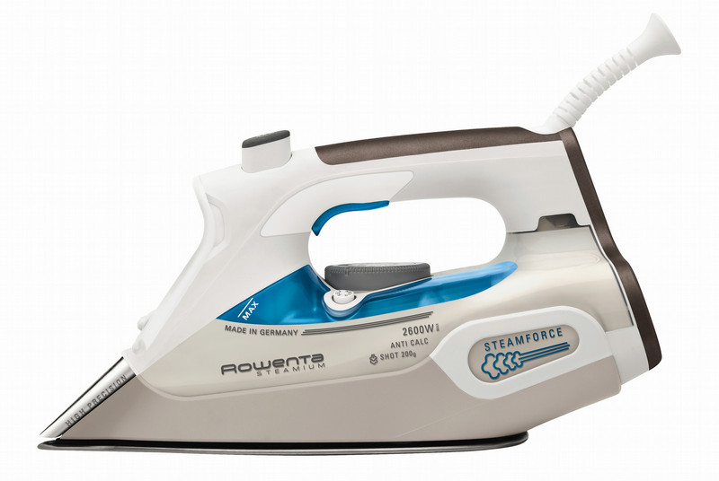 Rowenta Steamium Dry & Steam iron 2600Вт Синий, Белый