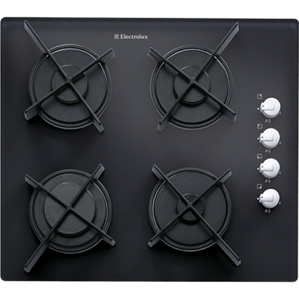 Electrolux EHT6435K Eingebaut Gas Schwarz Kochfeld