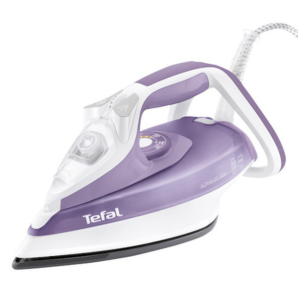 Tefal Ultragliss EasyCord 50 Dry & Steam iron Aluminium soleplate 2100W Violet,White