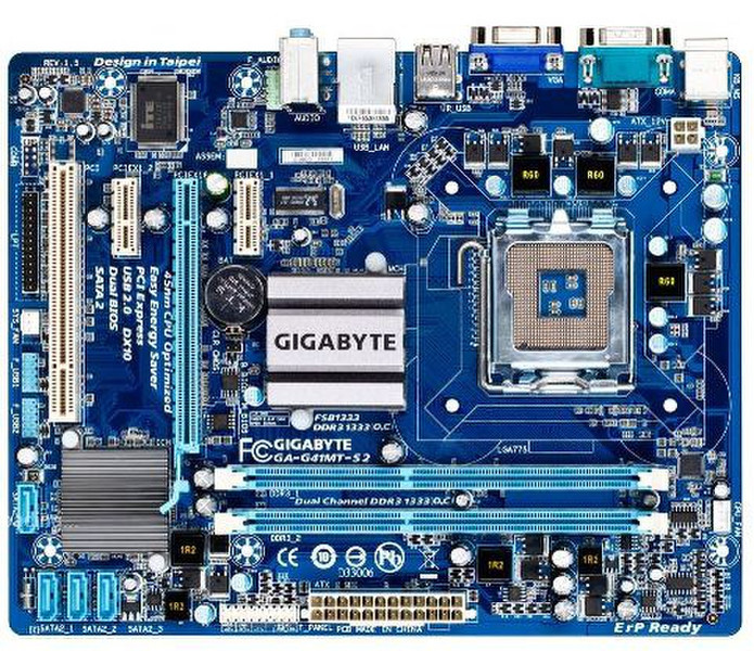 Gigabyte GA-G41MT-S2 Intel G41 Socket T (LGA 775) Micro ATX Motherboard
