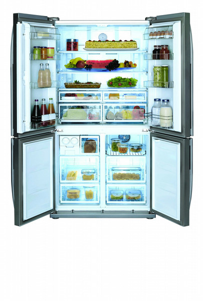 Beko GNE 114612 FX Отдельностоящий 610л A+ Нержавеющая сталь side-by-side холодильник