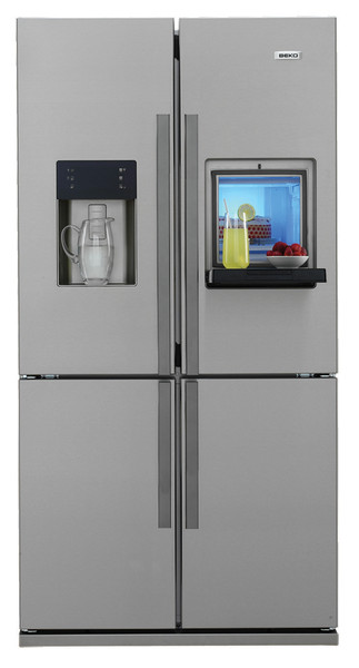 Beko GNE 134620 X freestanding 584L A+ Silver side-by-side refrigerator