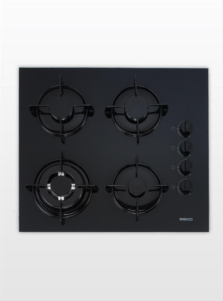 Beko HIS 64123 S built-in Gas Black hob