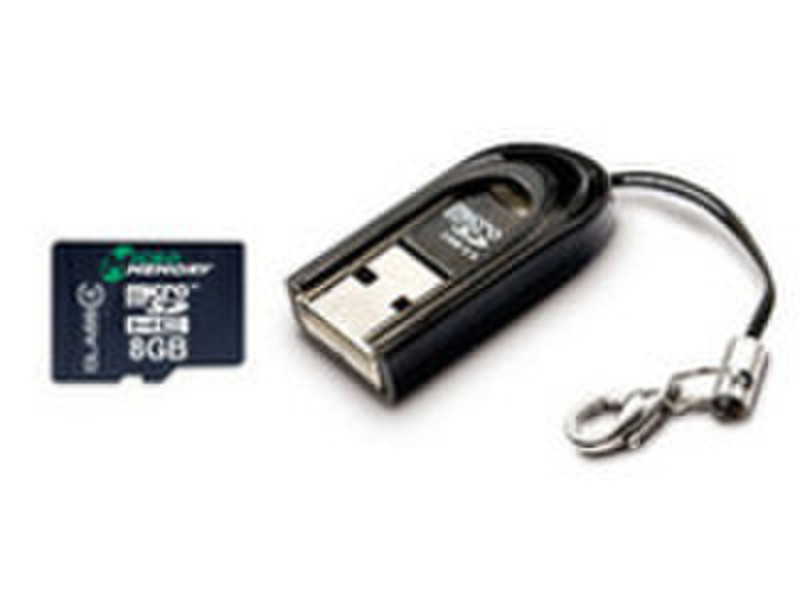 MicroMemory MMMICROSDHC4/8GB-READER 8GB MicroSDHC Klasse 4 Speicherkarte