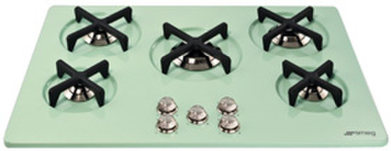 Smeg P755SV Tabletop Gas Green hob