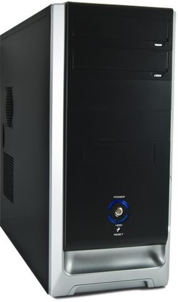 3GO Prisma Full-Tower 450Вт Черный, Cеребряный