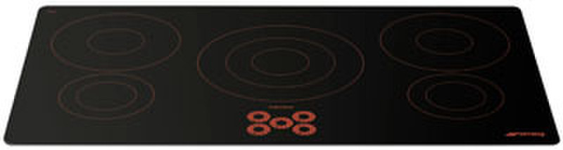 Smeg SI955DR Встроенный Electric hob Черный плита