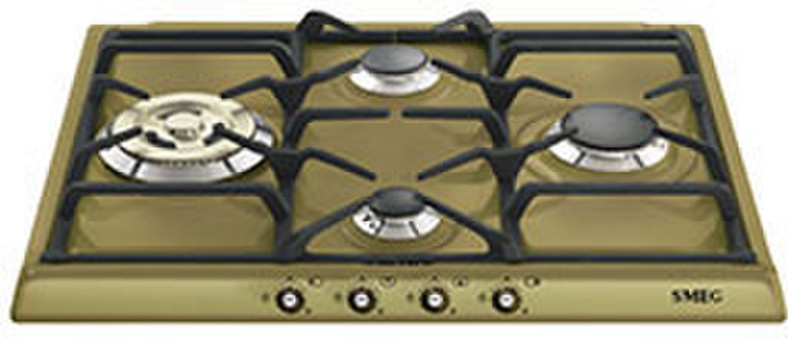 Smeg SR764OT built-in Gas Brass hob