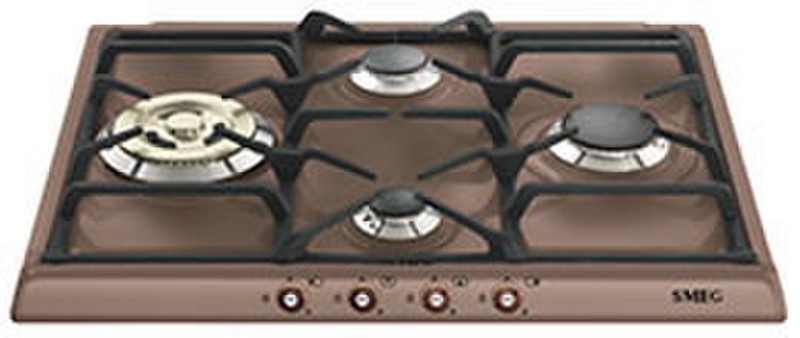 Smeg SR764RA built-in Gas Copper hob