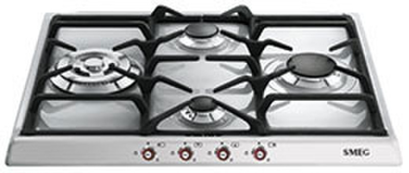 Smeg SR764XRW Tabletop Gas Stainless steel hob