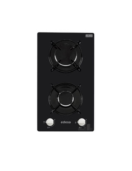 Edesa URBAN-2CGSRNA Tabletop Gas Black