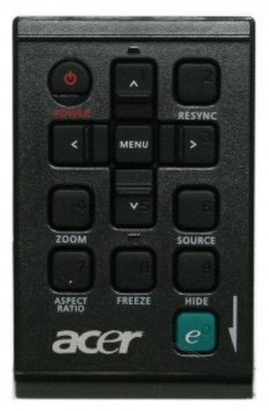 Acer VZ.J5600.001 Нажимные кнопки Черный пульт дистанционного управления