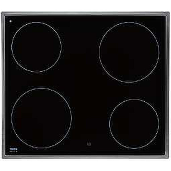 Zanussi ZC6675X Встроенный Ceramic hob Черный плита