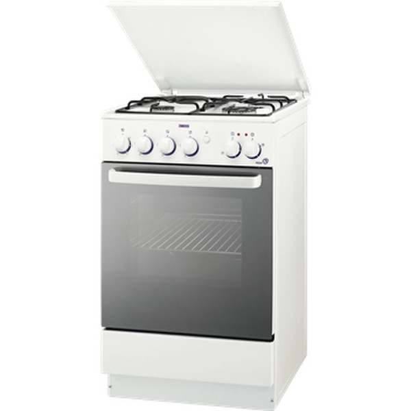 Zanussi ZCM551NW Gas hob White cooker